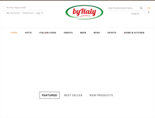 Tablet Screenshot of byitaly.com